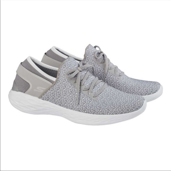 skechers knit slip on